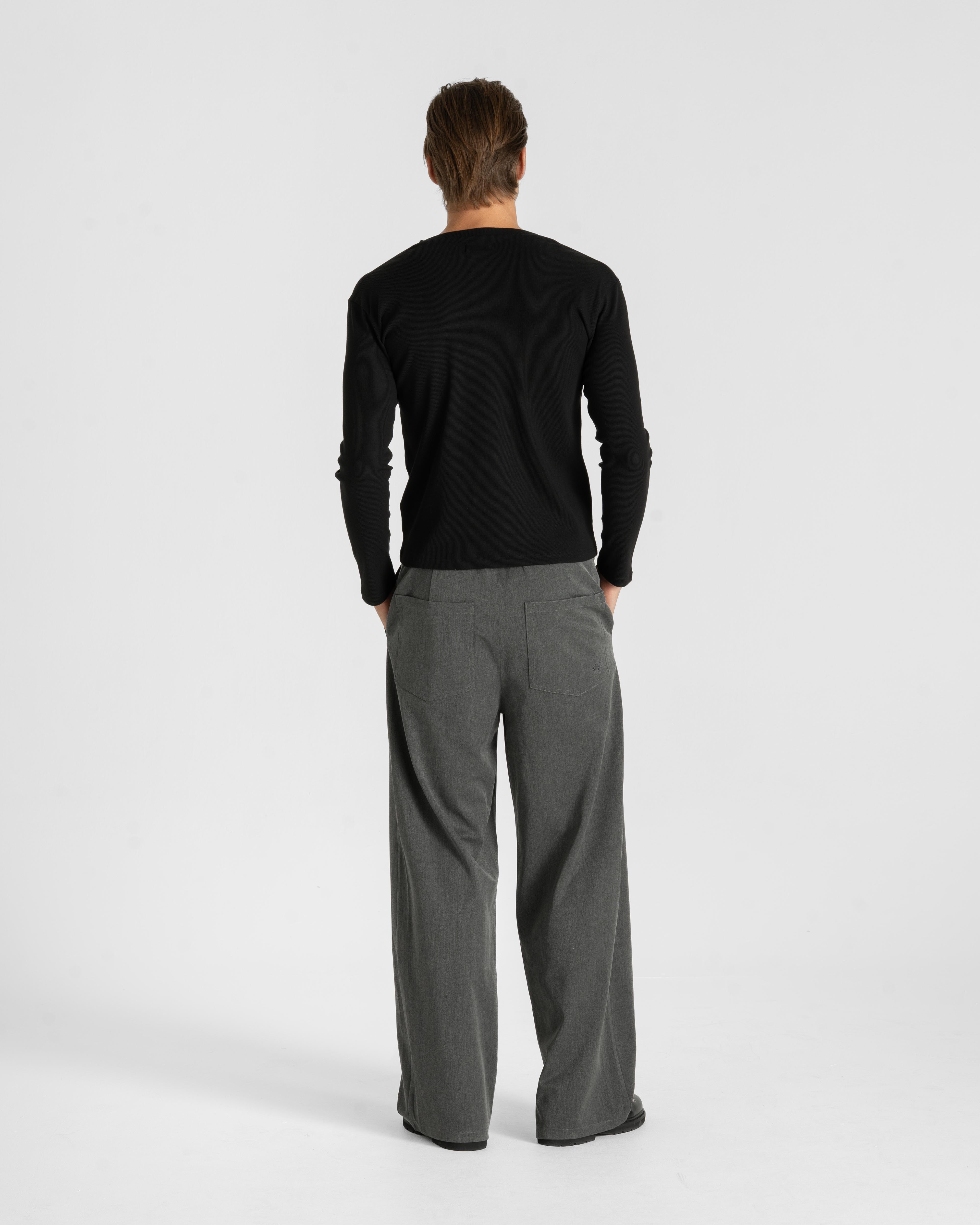 Henley Long Sleeve Black